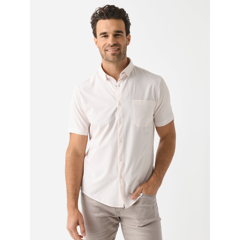 Mizzen+Main Men’s Trim Leeward Short Sleeve Button-Down Shirt