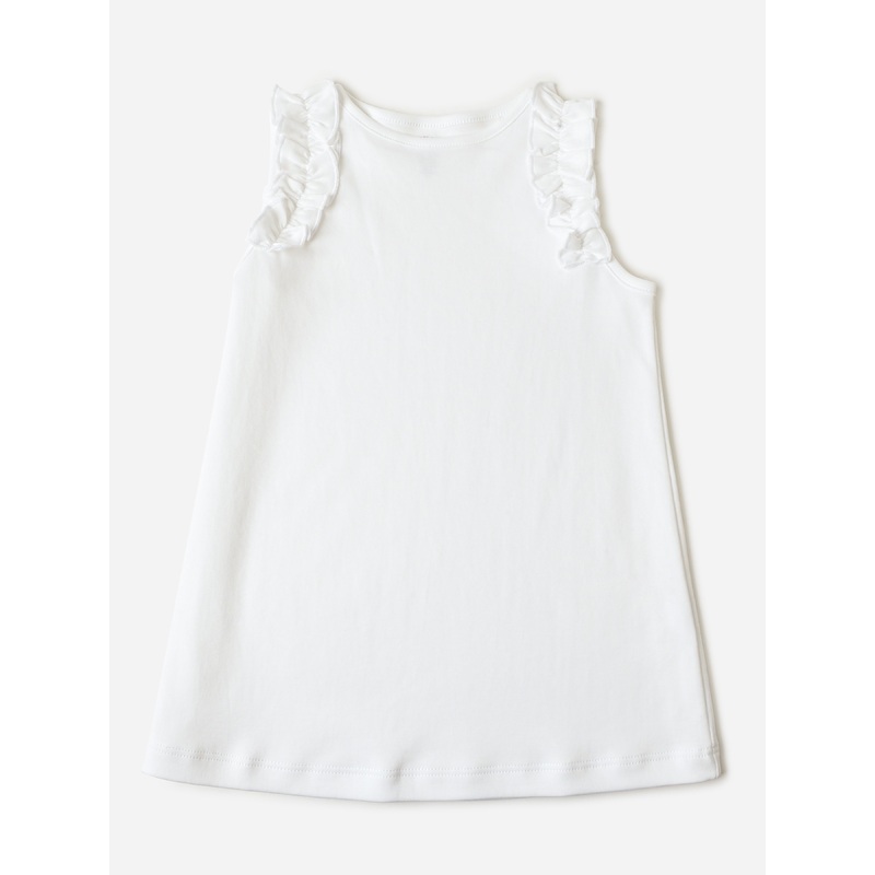 Be Elizabeth Girls’ Ruffled Shoulder Sleeveless Top