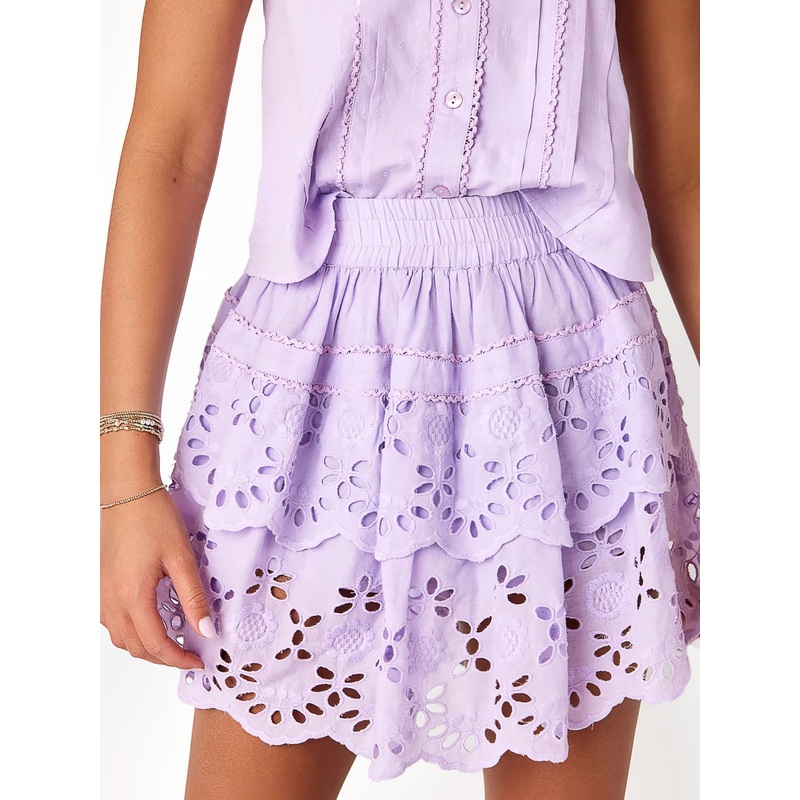 Cake For Dinner Girls’ Lagrange Eyelet Skirt