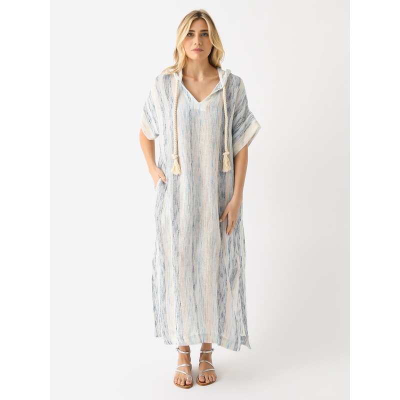 Lisa Marie Fernandez Women’s The Drawstring Hooded Caftan