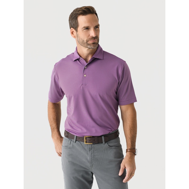 Peter Millar Crown Sport Men’s Jubilee Stripe Performance Polo