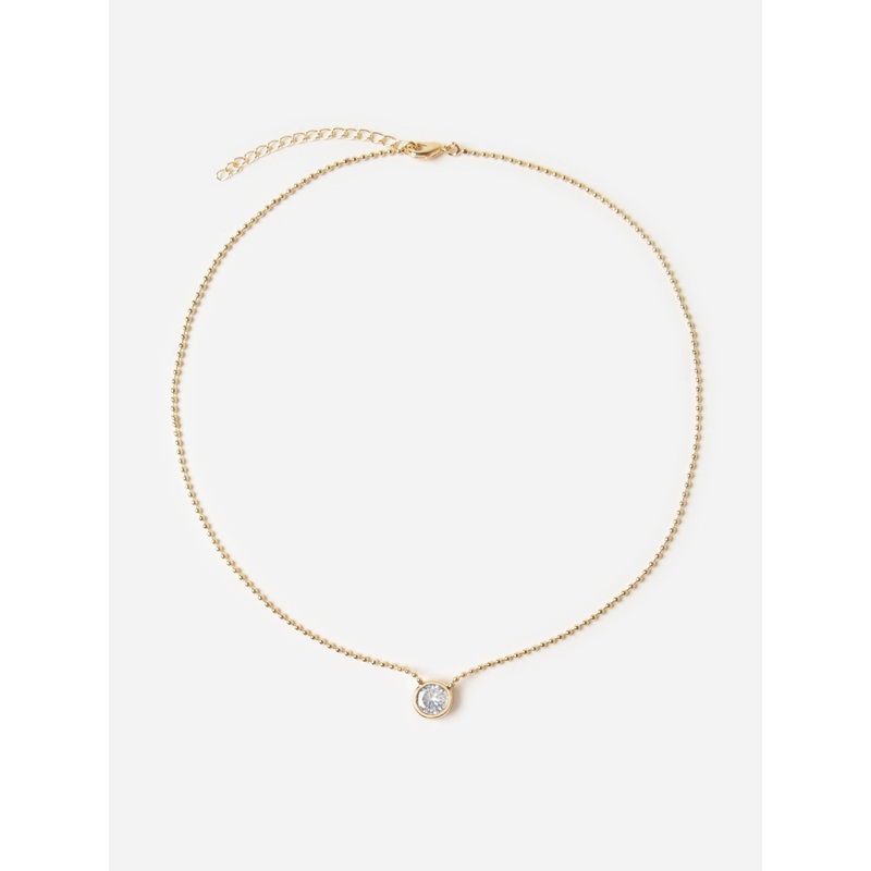 Alexa Leigh 2mm Crystal Ball Chain Necklace