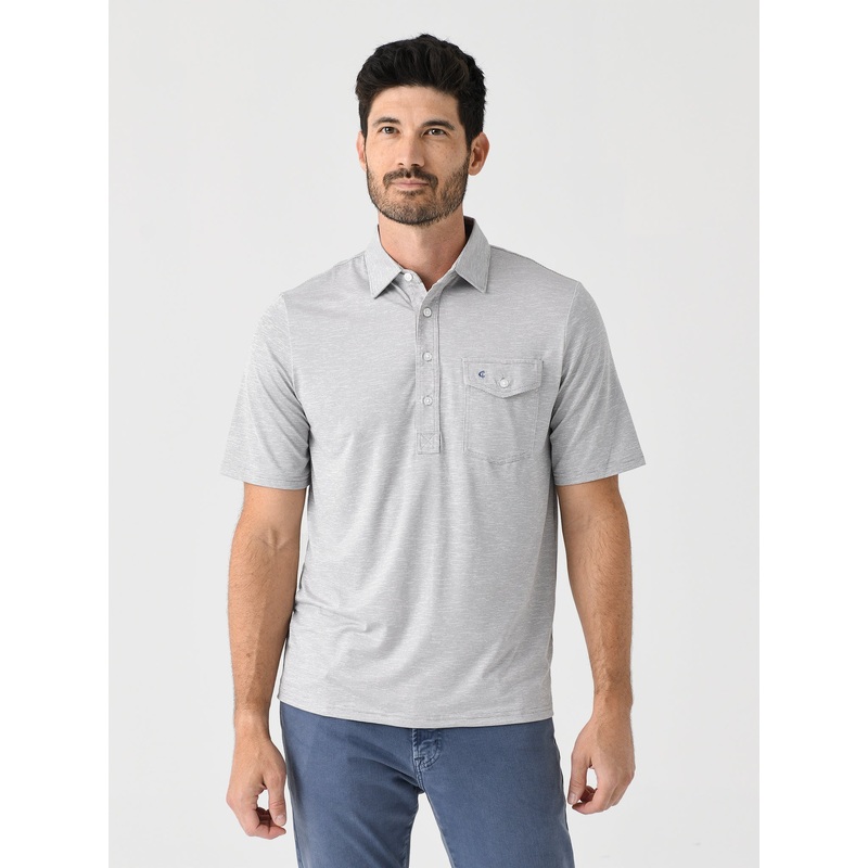 Criquet Men’s Heather Performance Sport Players Polo