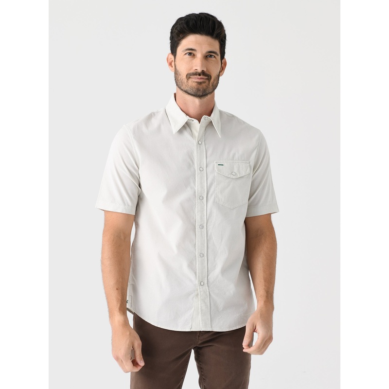 Criquet Men’s Summer Weight Corduroy Pearl Snap Shirt