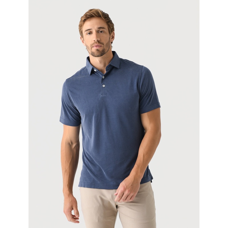 Harlestons Men’s The Seaside Mesh Polo
