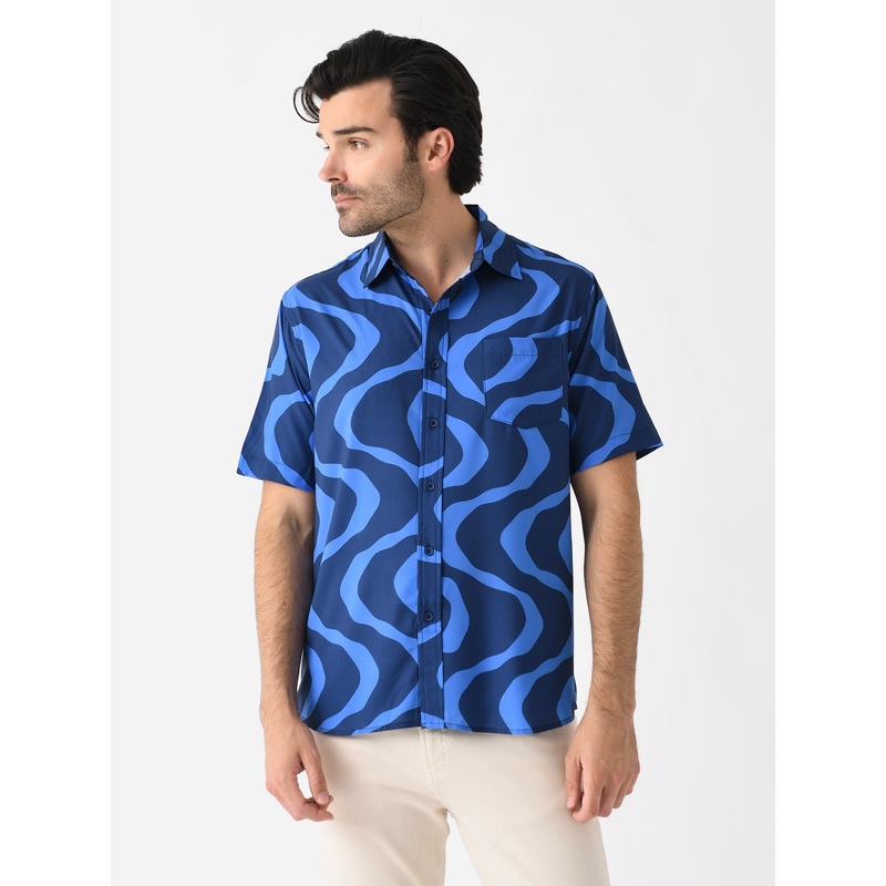 Maana X Ski Shores Men’s Breeze Button Up Shirt