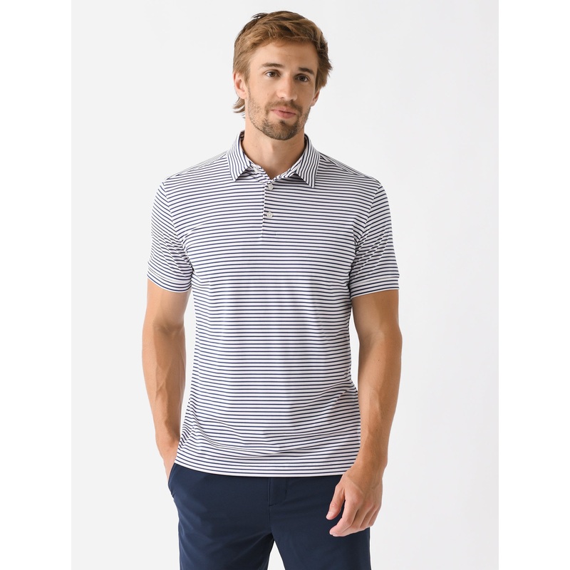 Mizzen+Main Men’s Versa Polo|XXL|ROSE MULTI STRIPE