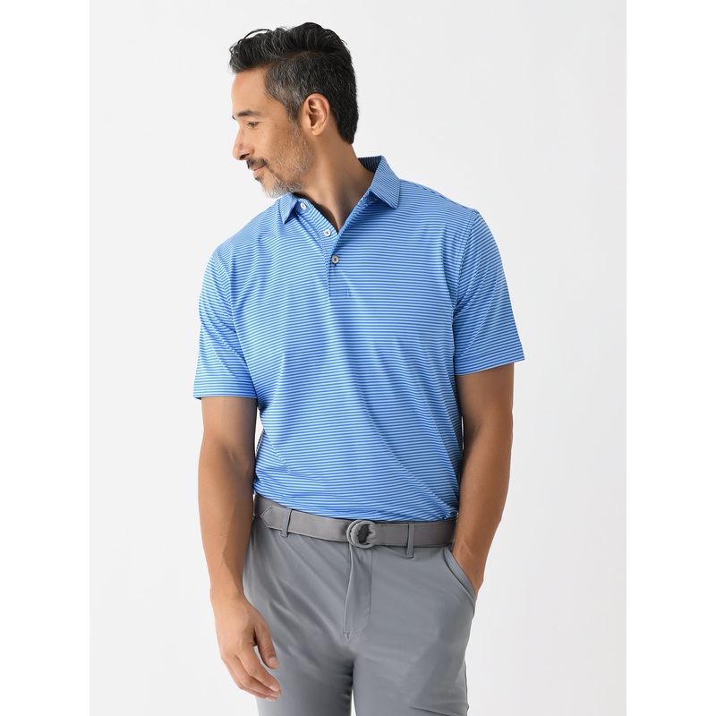 Peter Millar Crown Sport Men’s Hales Performance Jersey Polo