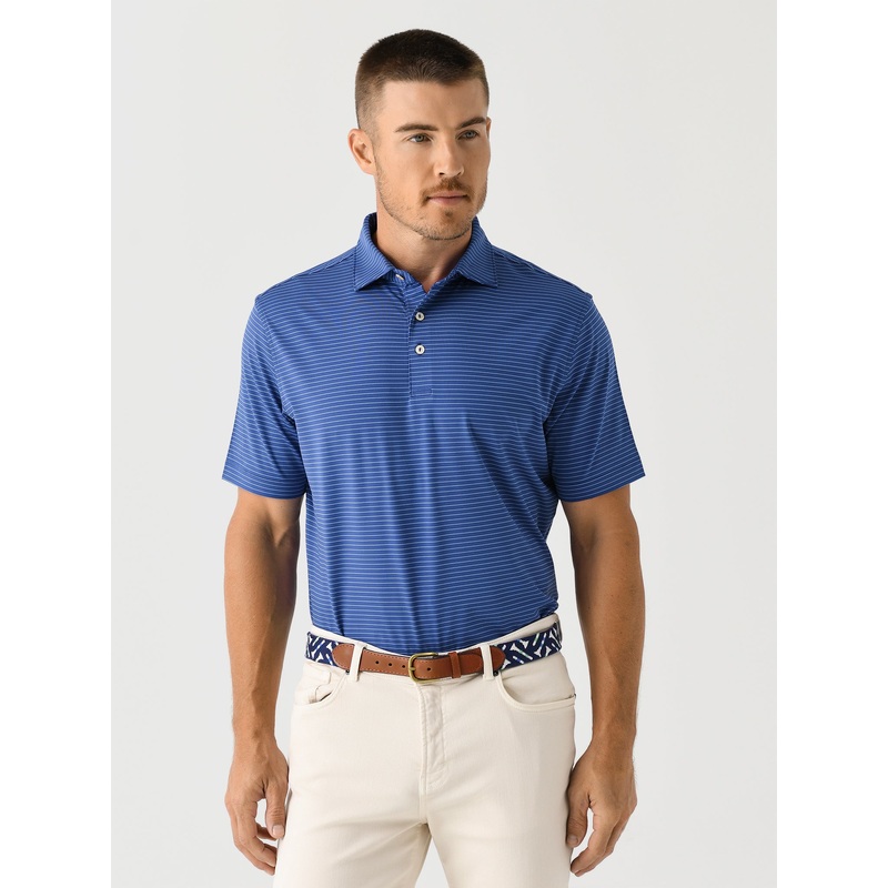 Peter Millar Crown Sport Men’s Hemlock Performance Jersey Polo