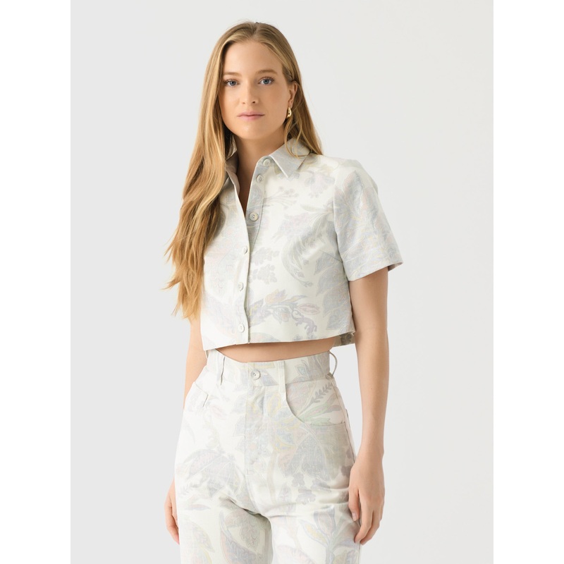 Alemais Women’s Ivy Cropped Shirt