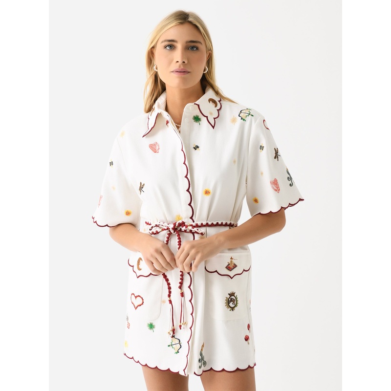 Antipodean Women’s Queen Of Hearts Shirt Dress