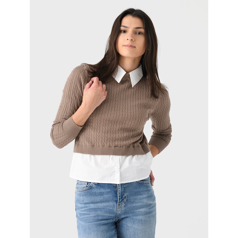 Deluc Women’s Amsonia 2 in 1 Shirt Jumper