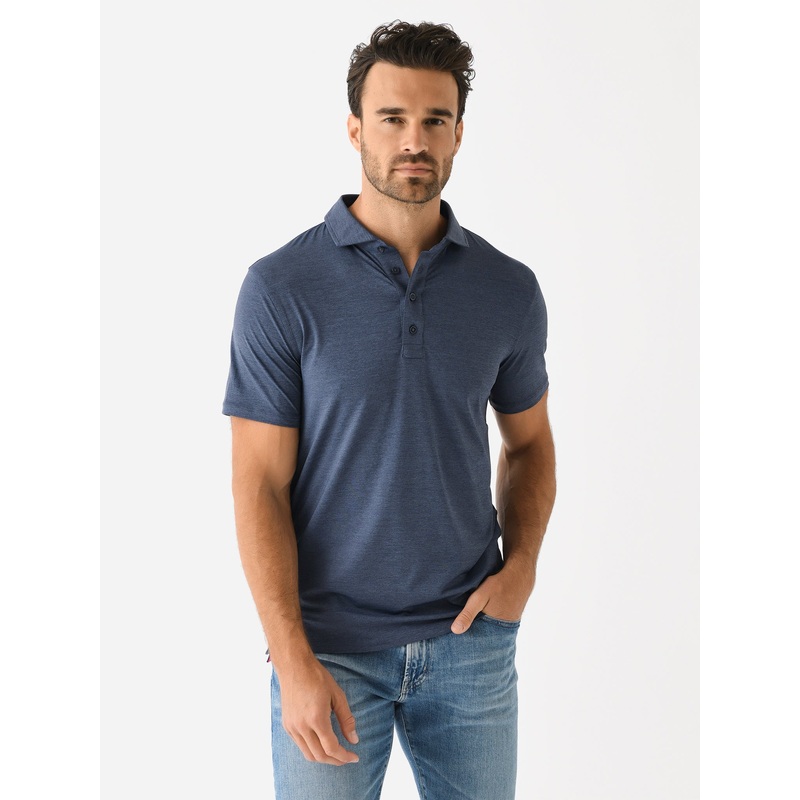 G/FORE Men’s Mlange Ice Nylon Polo