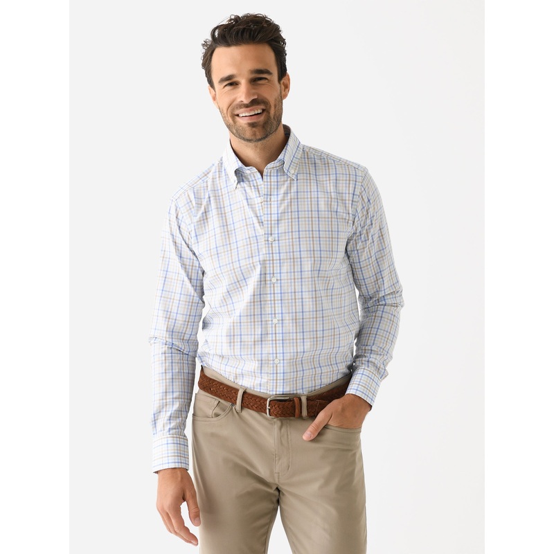 Peter Millar Crown Crafted Men’s Brighton Cotton Sport Shirt