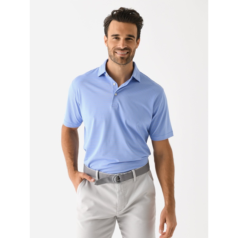 Peter Millar Crown Sport Men’s Grace Performance Mesh Polo