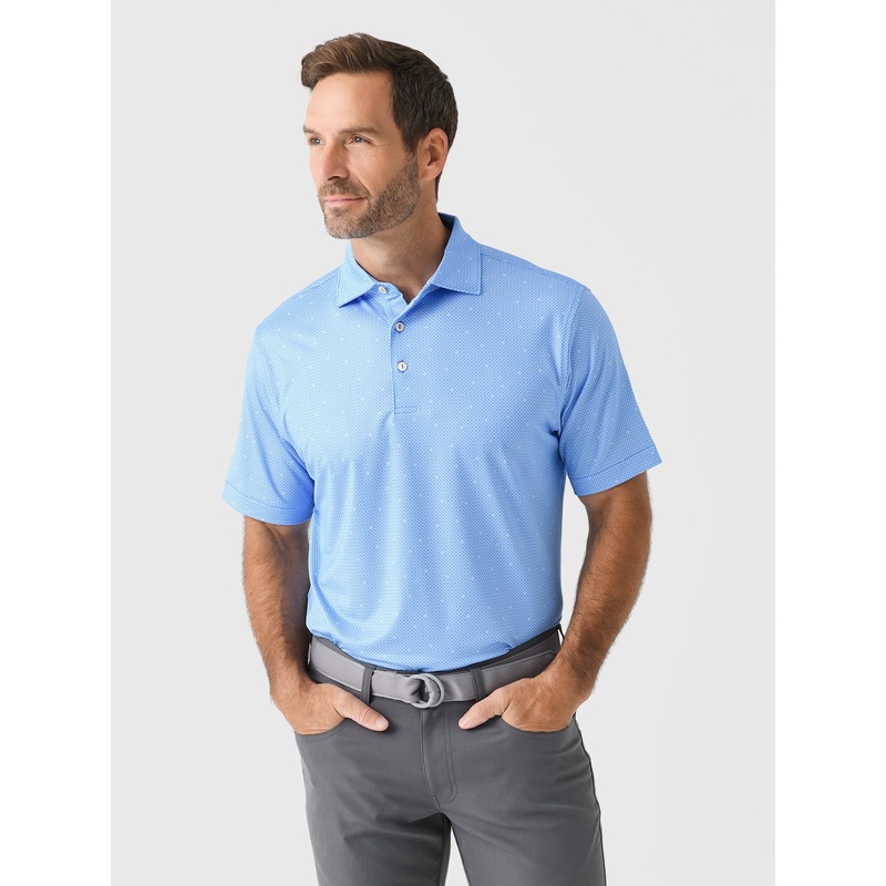 Peter Millar Crown Sport Men’s North Star Performance Jersey Polo