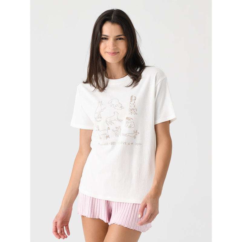 Z Supply Women’s Love + Dog Pacific Tee
