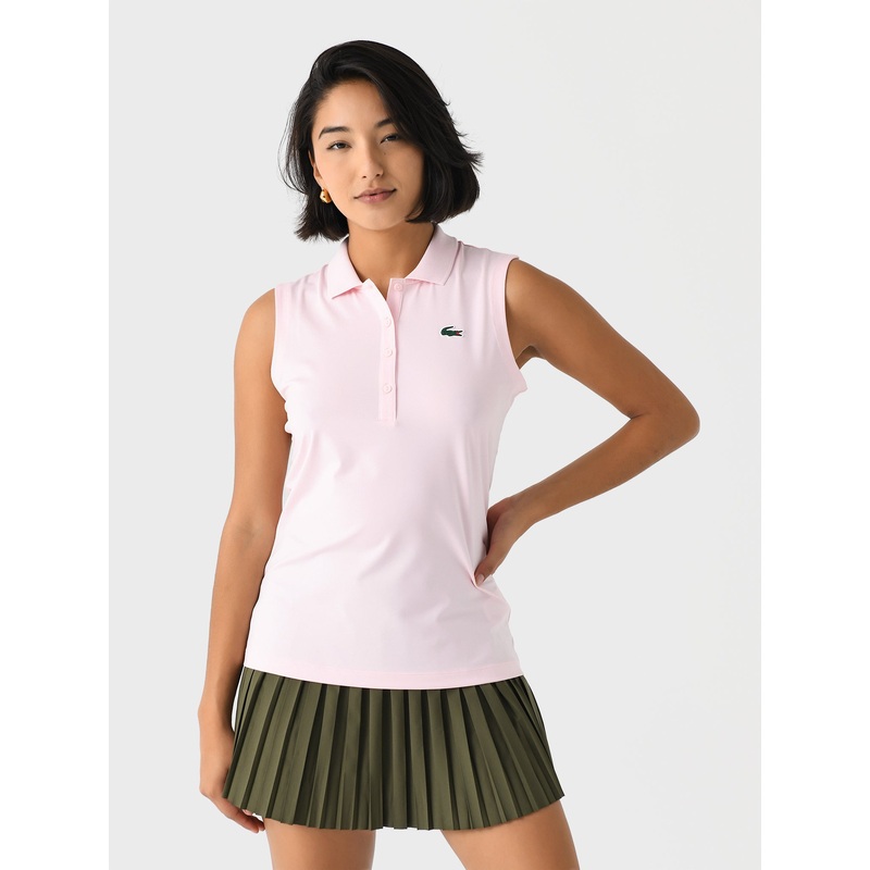 Lacoste Women’s Sleeveless Golf Performance Polo