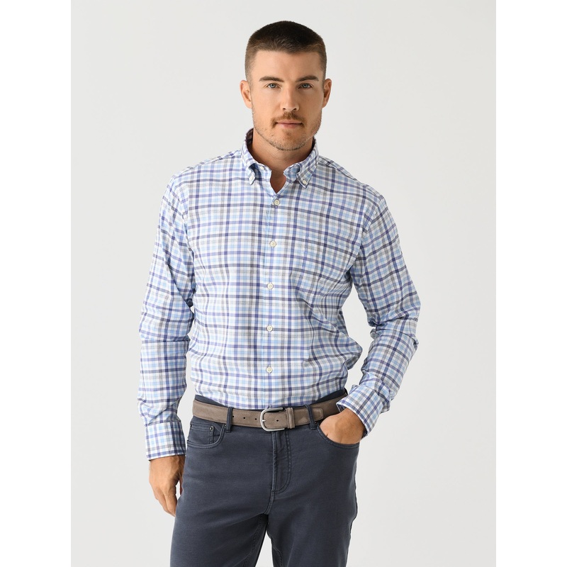 Peter Millar Crown Men’s Chambly Crown Lite Cotton-Stretch Sport Shirt