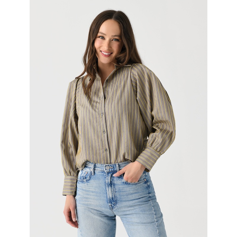 A Shirt Thing Women’s Charlotte Chenille Stripe Shirt