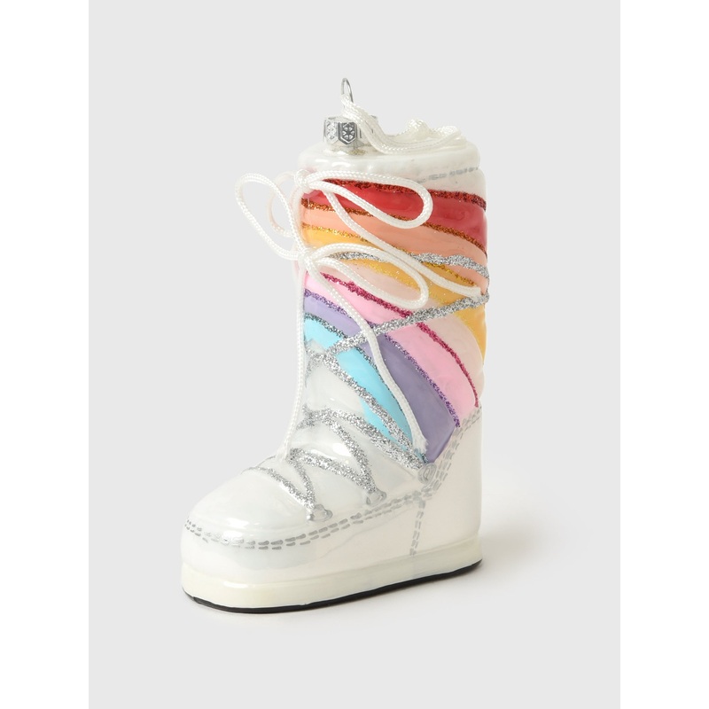 Cody Foster + Co Rainbow Moon Boot Ornament