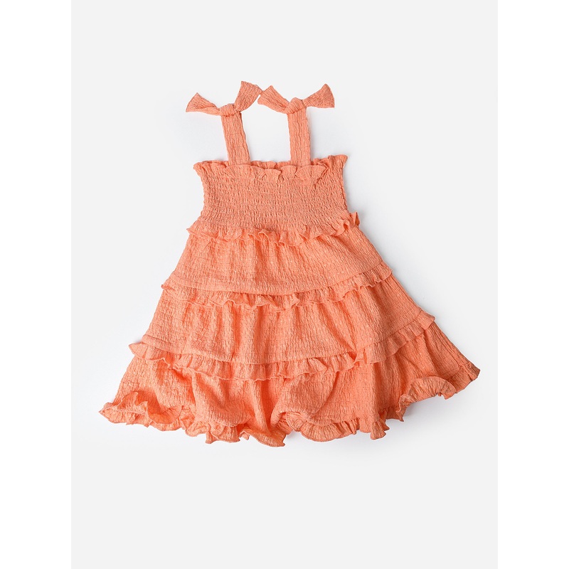Mayoral Girls’ Knit Dress|2T|PEACH