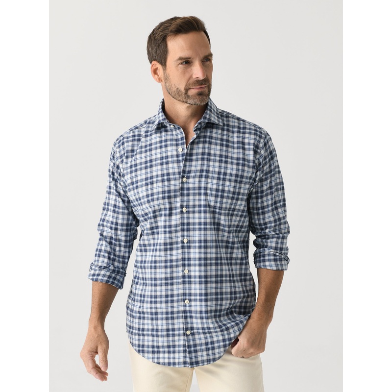 Peter Millar Crown Men’s Brooks Summer Soft Cotton Sport Shirt
