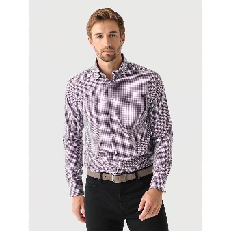 Peter Millar Crown Men’s Cranbrook Performance Poplin Sport Shirt