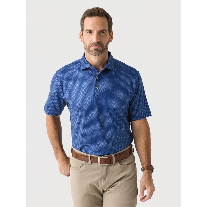 Peter Millar Crown Sport Men’s Take A Chance Performance Jersey Polo