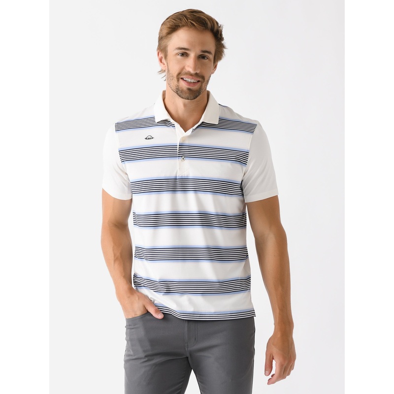 Radmor Men’s Taylor Recycled Segue Stripe Polo