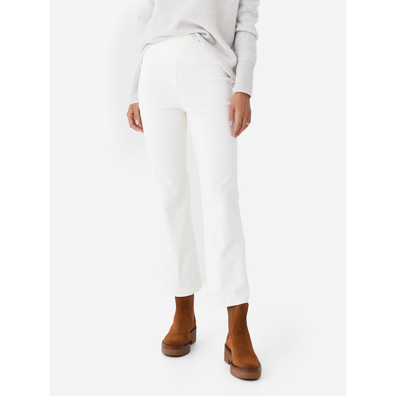 SPRWMN Women’s Corduroy Crop Flare Pant