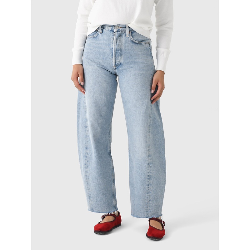 Agolde Women’s Luna High Rise Pieced Taper Jean