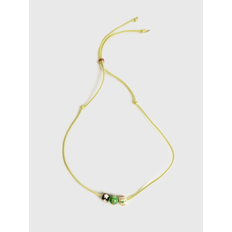 Clare V. Beaded Cord Necklace|O/S|MULTI