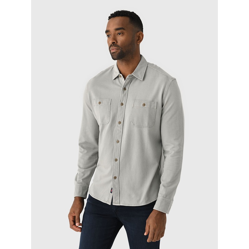 Faherty Brand Men’s Field Knit Utility Shirt