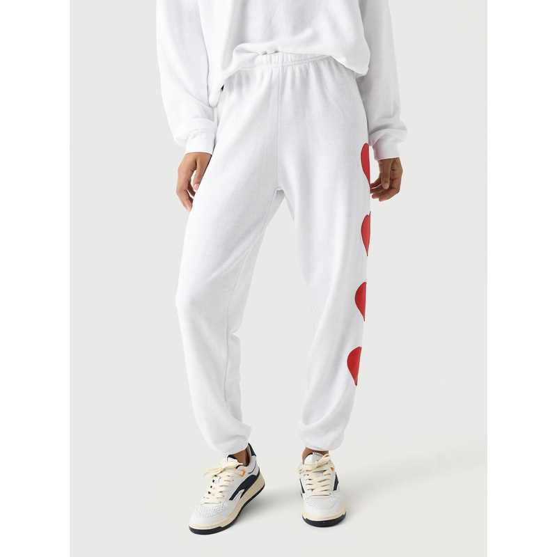 Aviator Nation Women’s Heart Stitch 4 Sweatpant