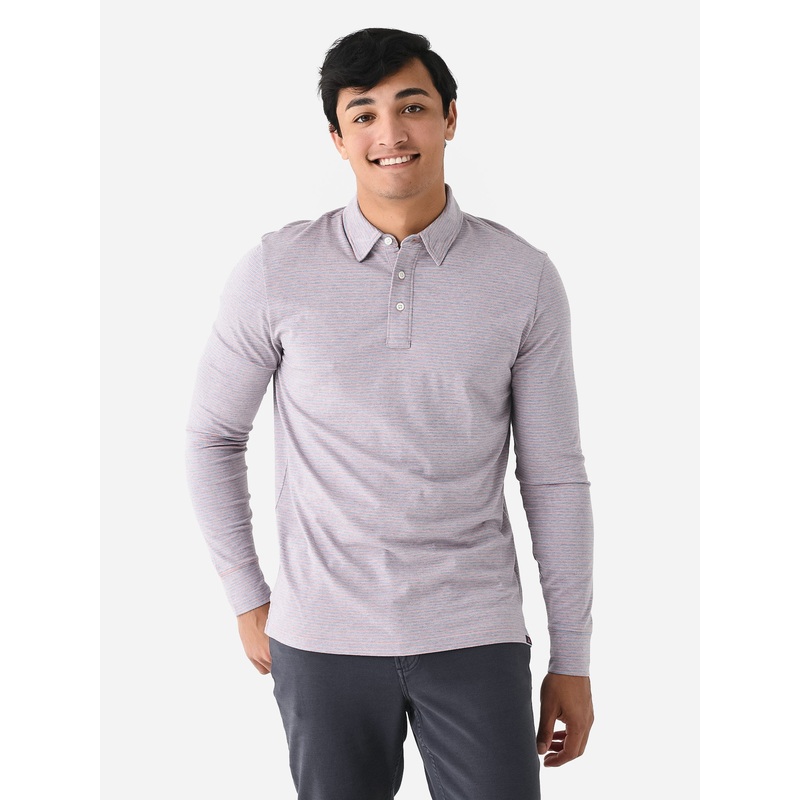 Faherty Brand Men’s Movement Long Sleeve Polo