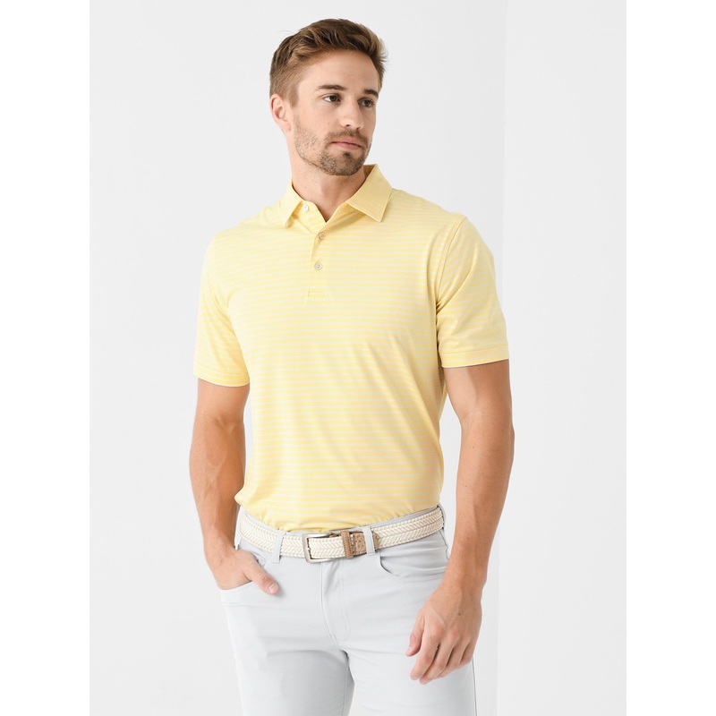 Peter Millar Crown Sport Men’s Drum Performance Jersey Polo