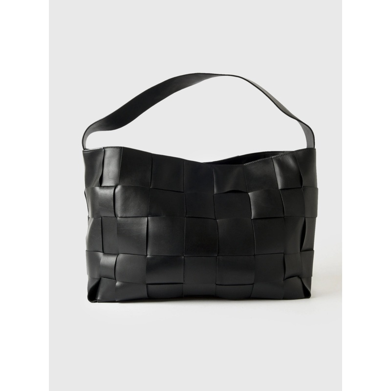 St. Agni Woven Large Tote|O/S|BLACK