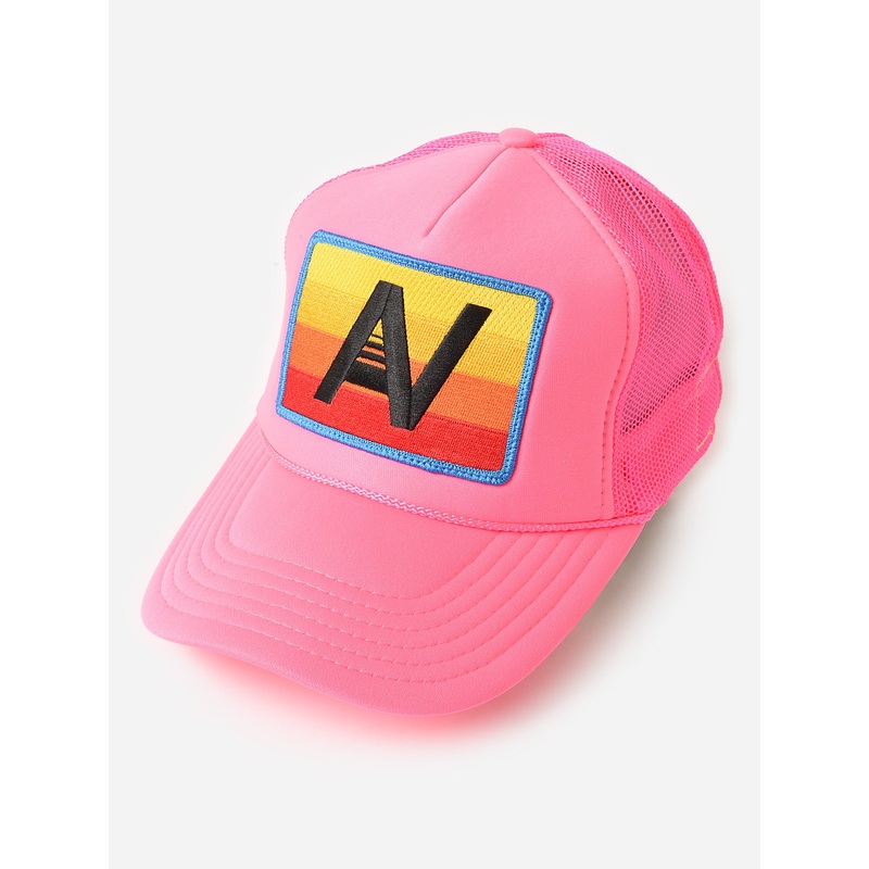 Aviator Nation Logo Rainbow Vintage Trucker Hat