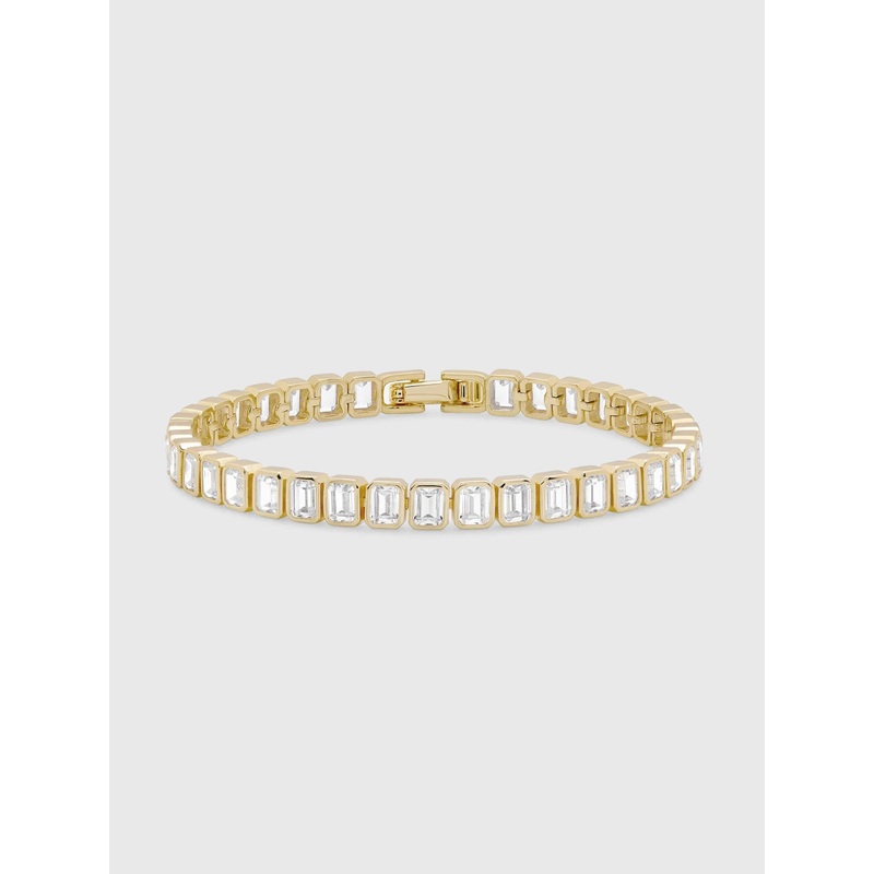Shashi Emerald Cut Baguette Tennis Bracelet