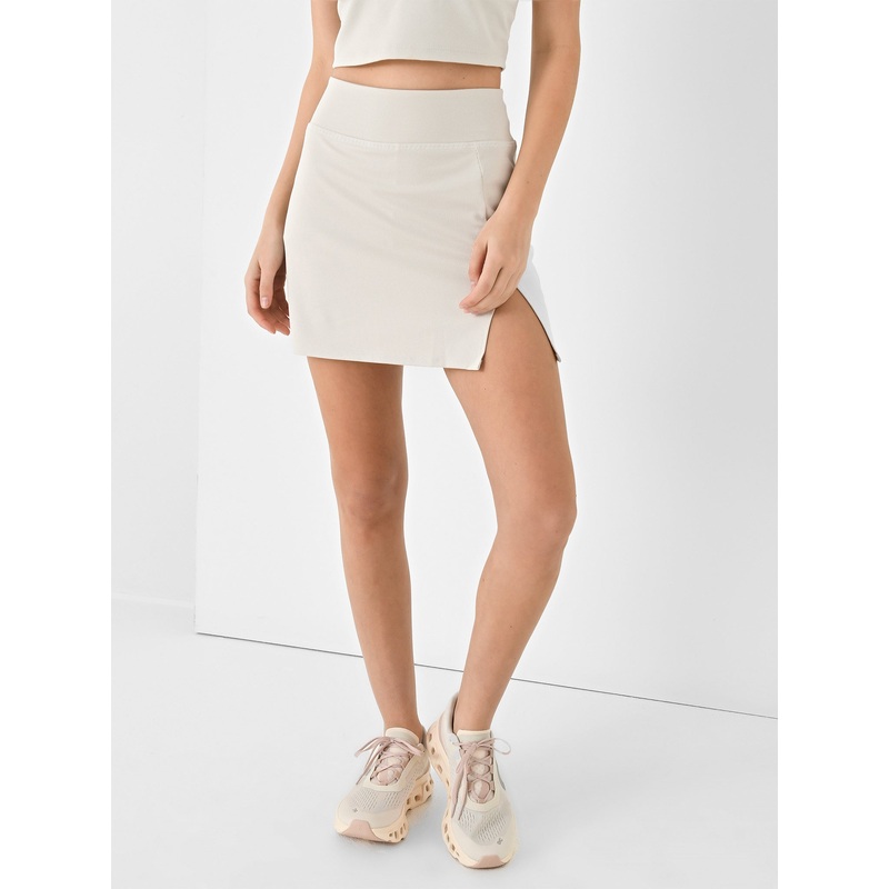 Beyond Yoga Women’s Heather Rib Hold Court Skirt