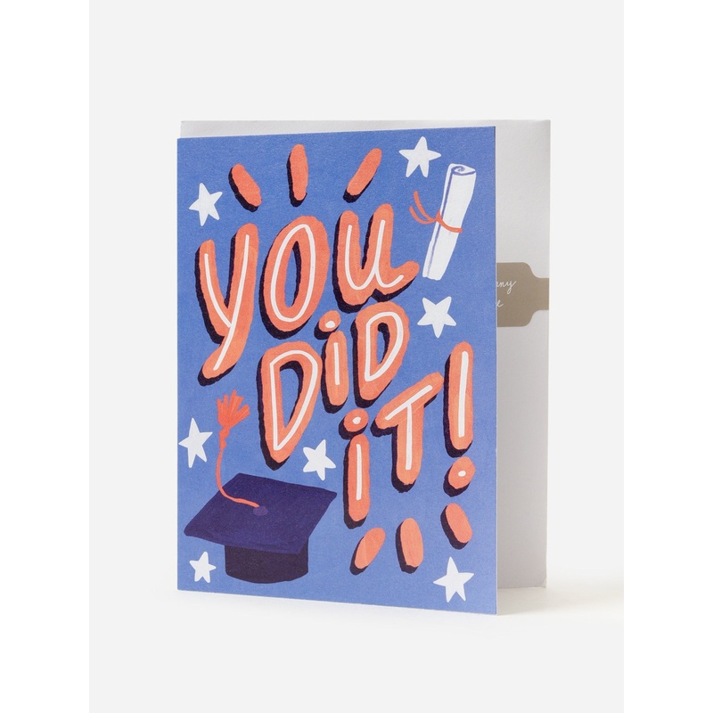 Half Penny Postage Graduation Card