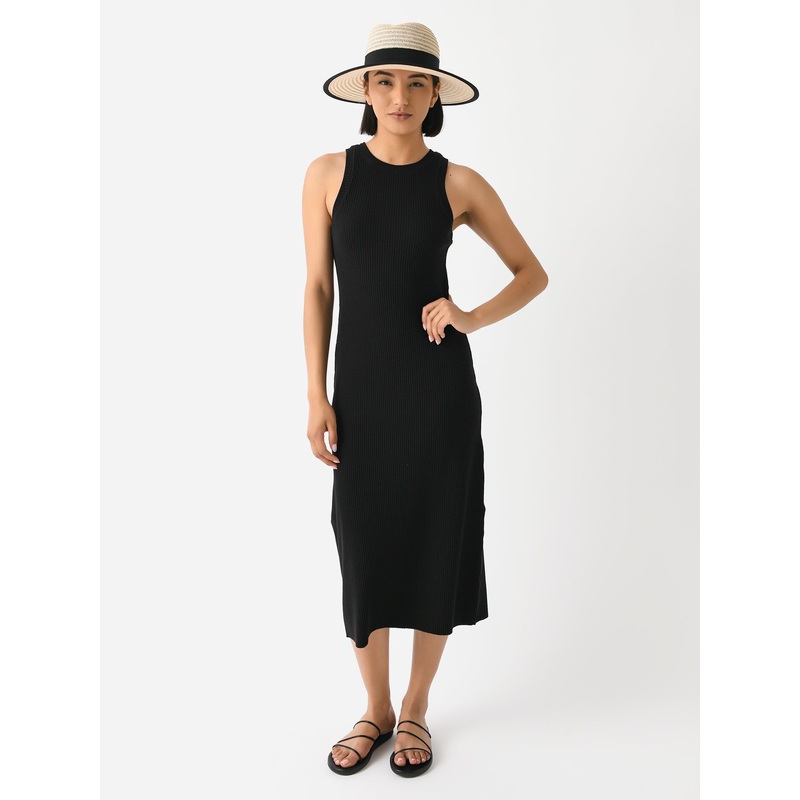 Vince Women’s Ribbed High-Neck Tank Dress