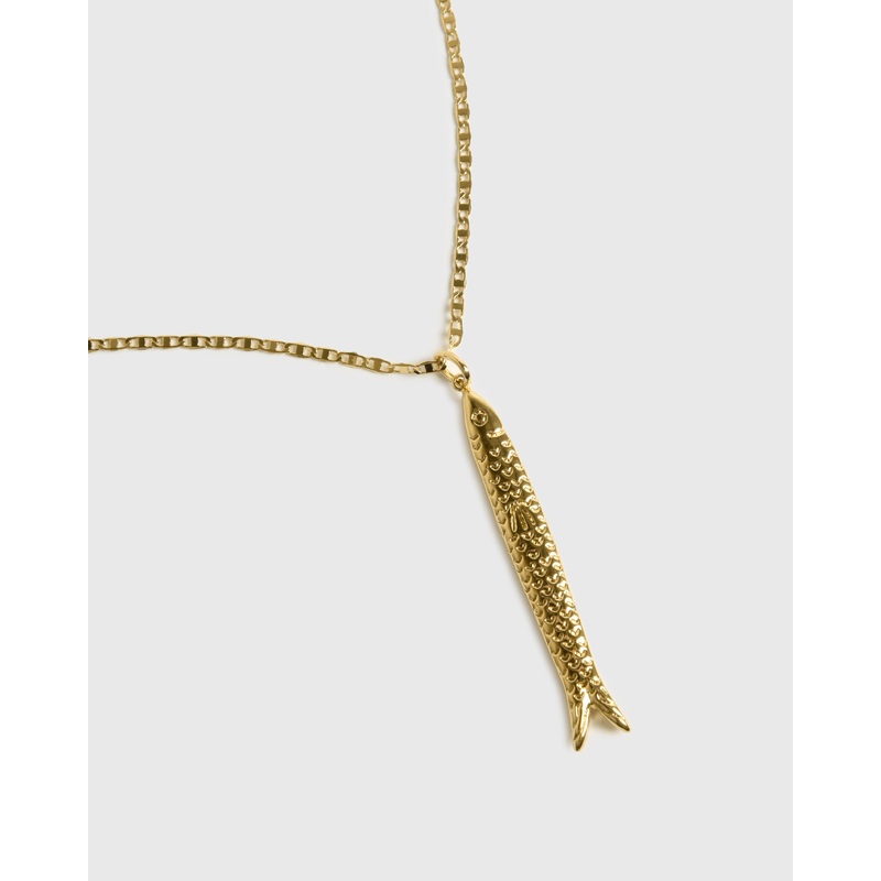 Anni Lu Hippie Fish Necklace|O/S|GOLD