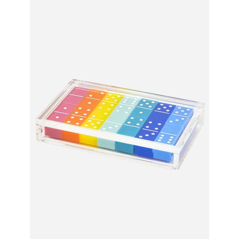 TIZO Lucite Domino Set|O/S|MULTI