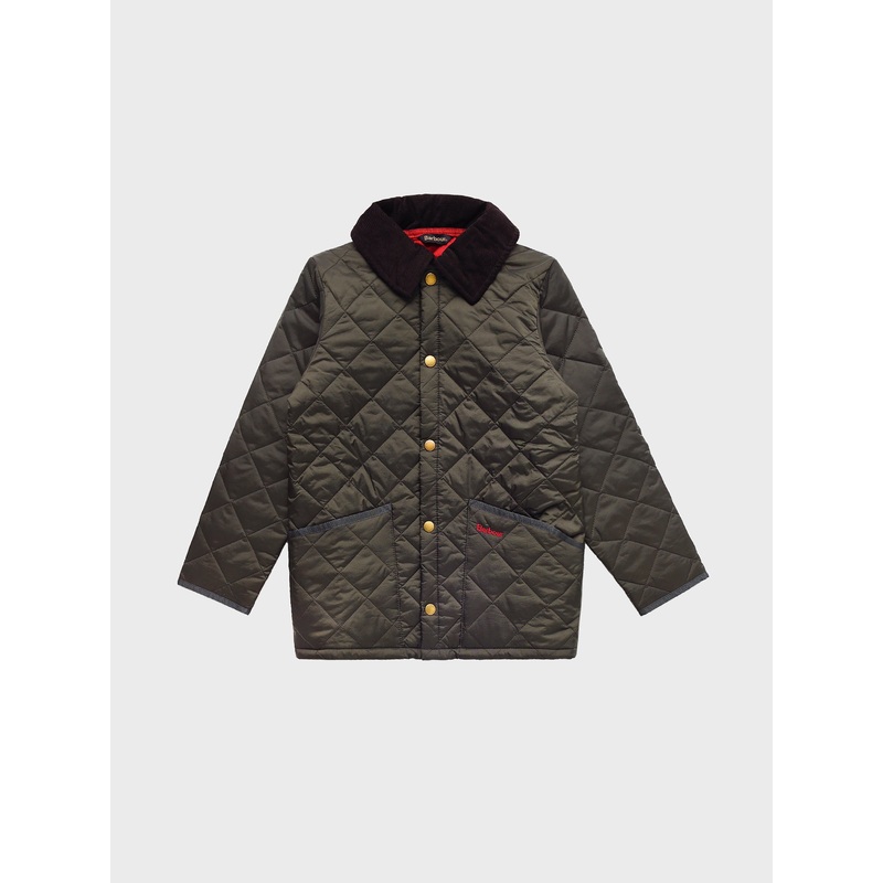 Barbour Boys’ Liddesdale Quilt Button-Down Shirt Jacket