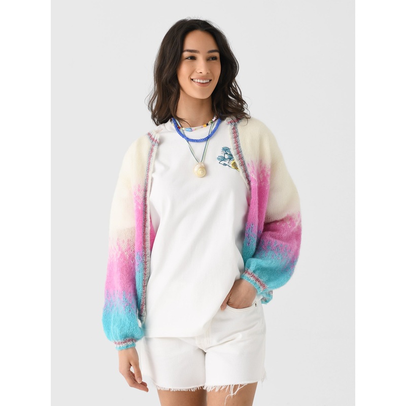 Rose Carmine Women’s Little Jacket Tie Dye