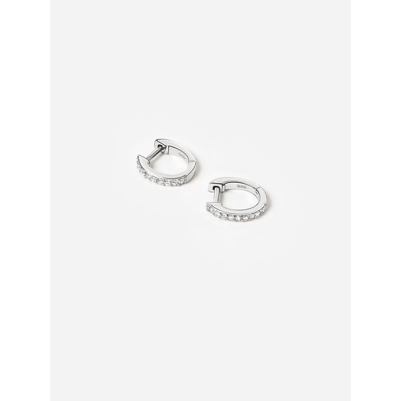 S. Bell Diamond Huggie Earrings
