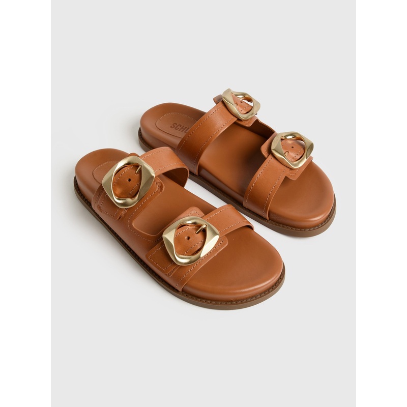 Schutz Women’s Olga Sporty Leather Sandal