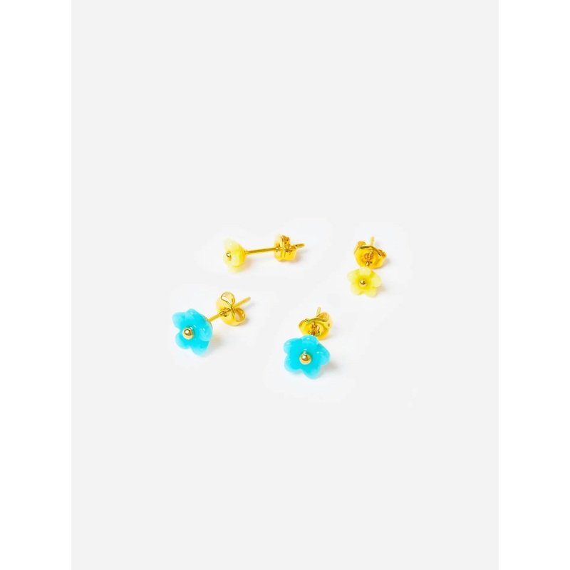 TAI Flower Stud Earrings Set